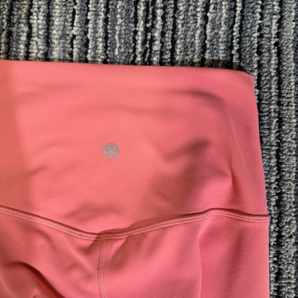 lululemon Women’s Size 4 High Rise Leggings Coral Pink 25” Inseam