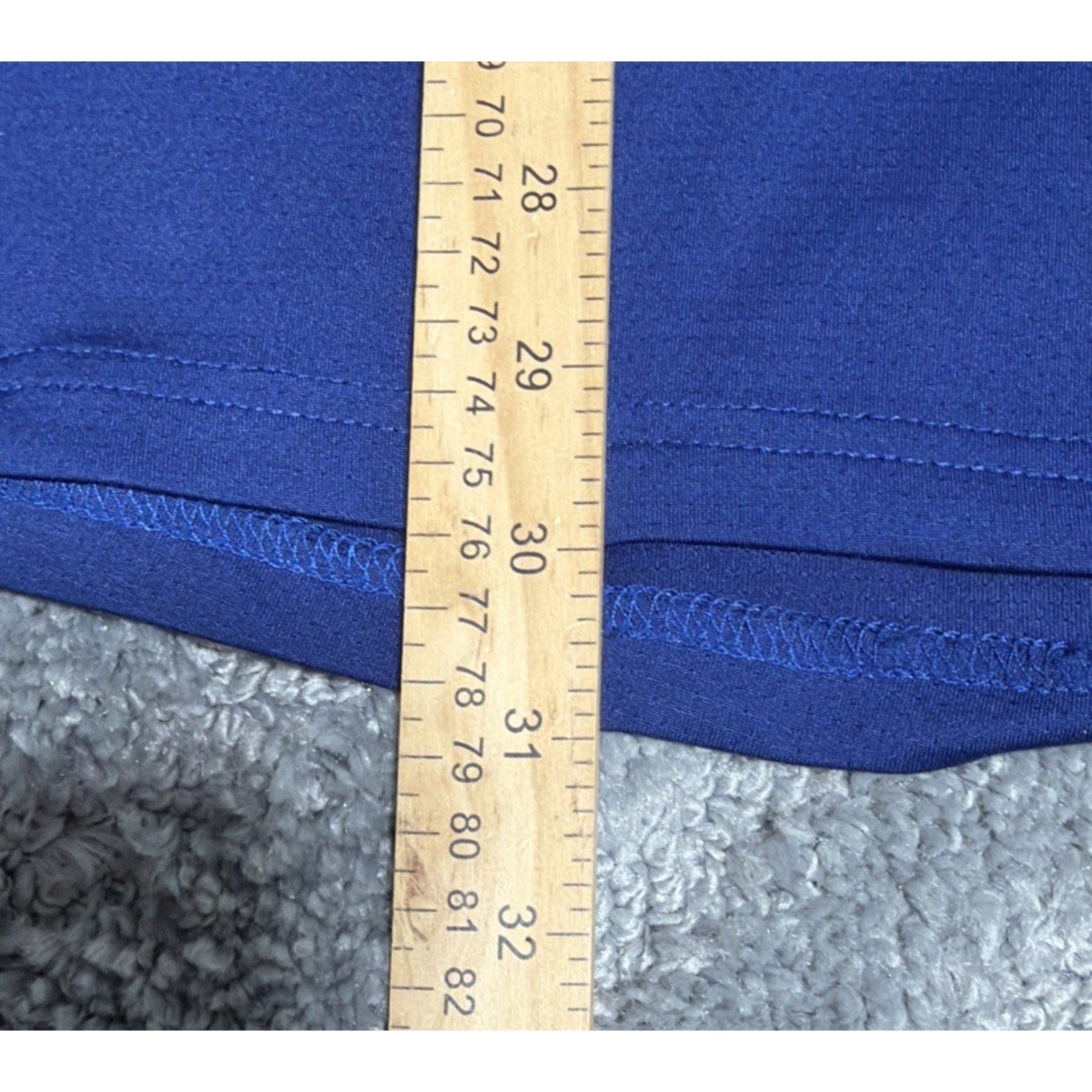 SPYDER Pro Web Active Top Adult Large Blue Pullover 1/4 Zip Activewear Running