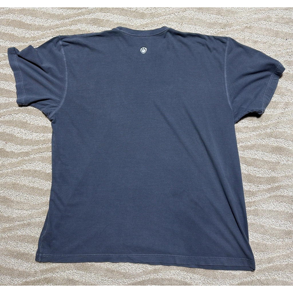 Life Is Good Mens Gray Jeep Short Sleeve Crusher Tee Shirt Mens XL