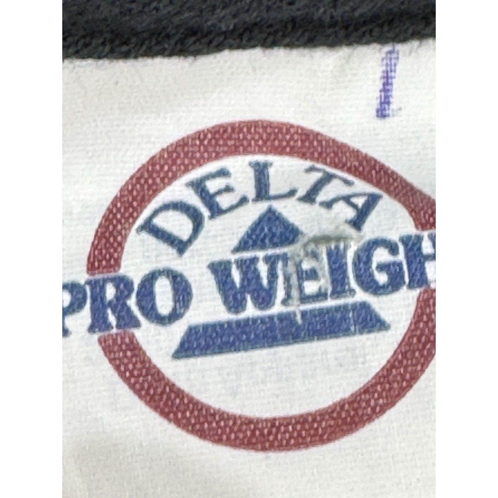 Hustle Delta Shirt Men's Medium Black Orange Graphic Crew Neck Short Sleeve