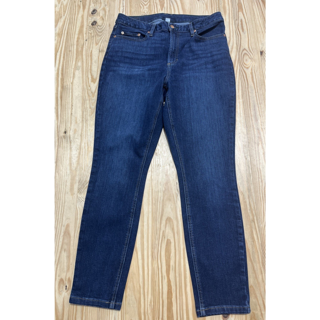 L.L. Bean BeanFlex Skinny Leg Jeans Favorite Fit Women Size 12 Reg