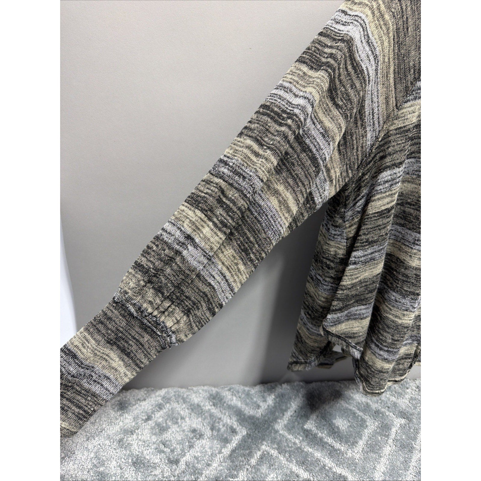 Free People Women Carolina Hacci Sweater Hippy Boho Knit Tunic Top Knit M New