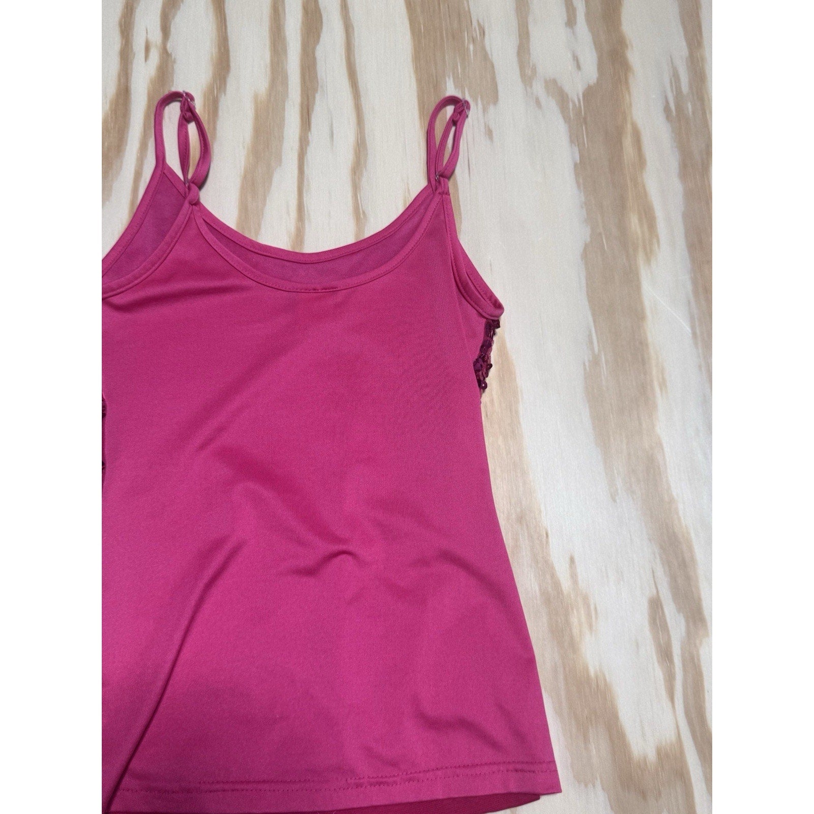 Alexandra Collections Girl's Hot Pink Sequined Tank Top Dance Formal Dress Up YL