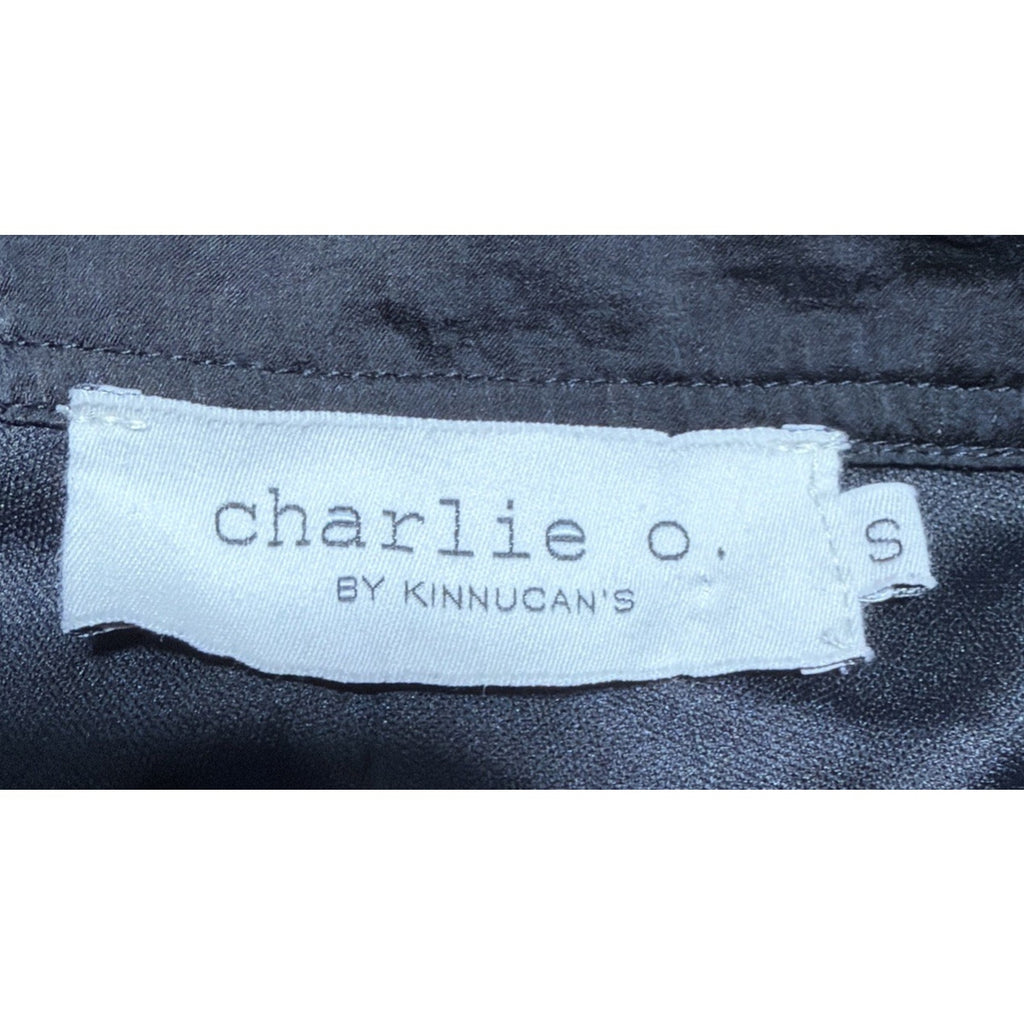 Charlie O By Kinnucan’s Black Pull On Jogger Pants Women’s Small Pleated Ankle