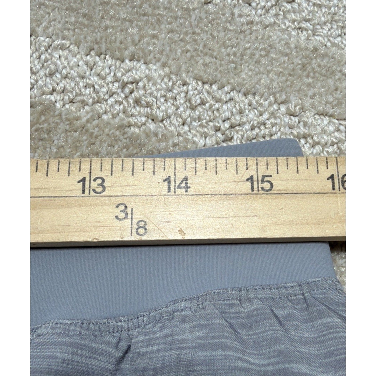 Lululemon Men’s T.H.E. Short No Liner Heather Allover Sea Salt Light Cast L