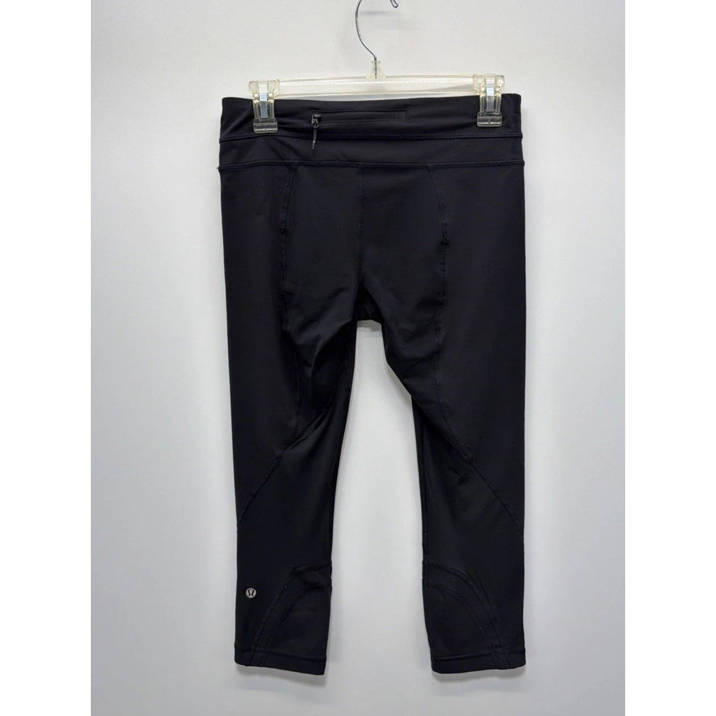 Lululemon Time To Sweat Crop *23" Black | SIZE: 6