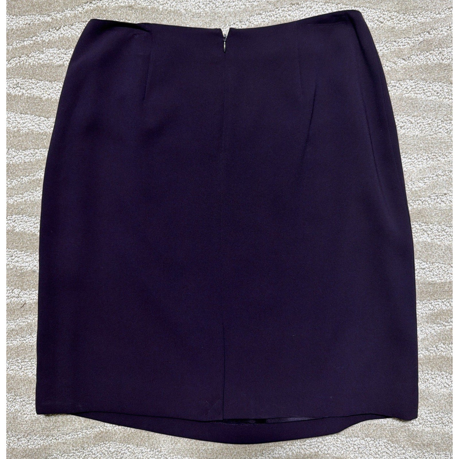 90s Vintage Mini Skirt Purple Pencil Skirt Office Aesthetic Lined Size 12 NWT