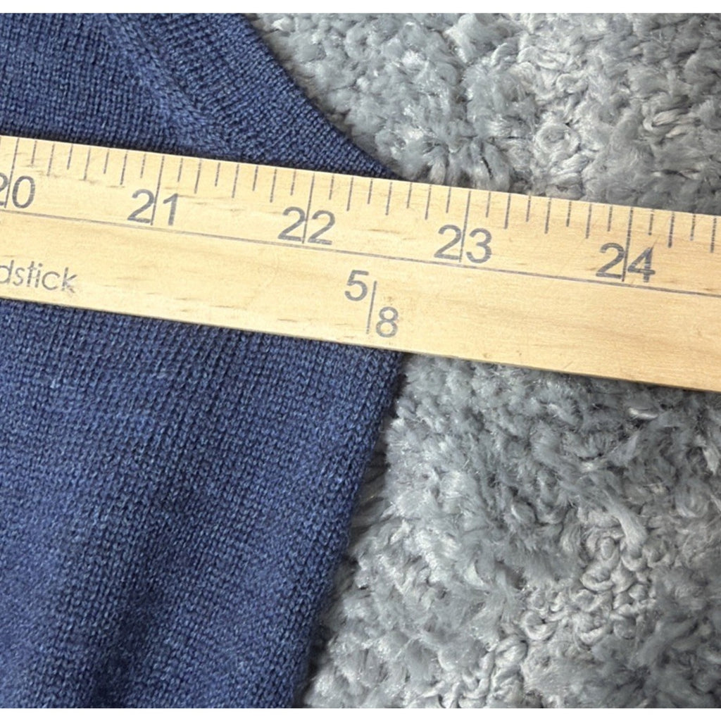 Jos A Bank Men’s 100% Merino Wool Sweater Vest Size L Signature Collection Navy