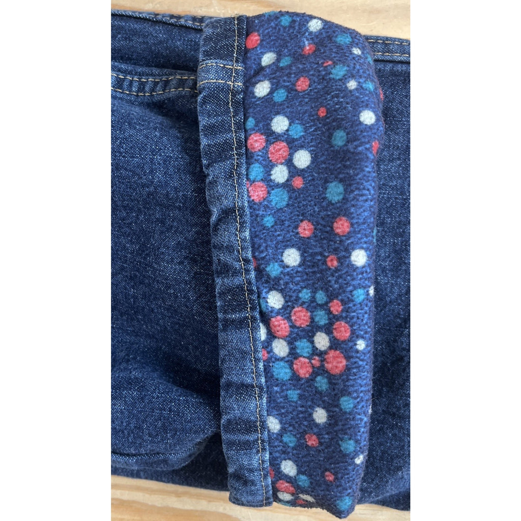 Cabela’s Casual Womens Blue Jean Flannel Lined Denim Size 10 Short 30x30