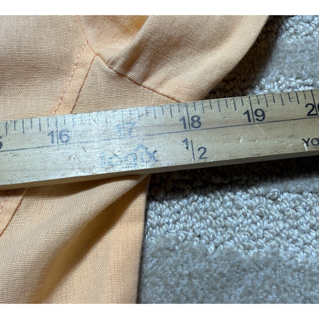 Maurices Jacket Linen/Cotton Peach Biker Style Pockets Long Sleeve Sz S NWT