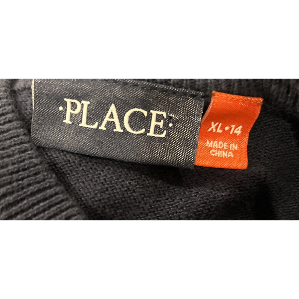 The Childrens Place Pullover Sweater Boys size XL (14) Varsity Style