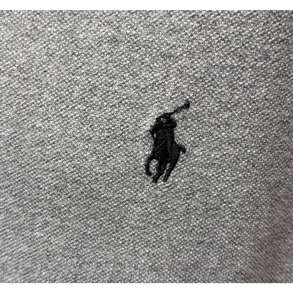 Polo Ralph Lauren Shirt Men XL Gray Short Sleeve Big Preppy Rugby Long Golf