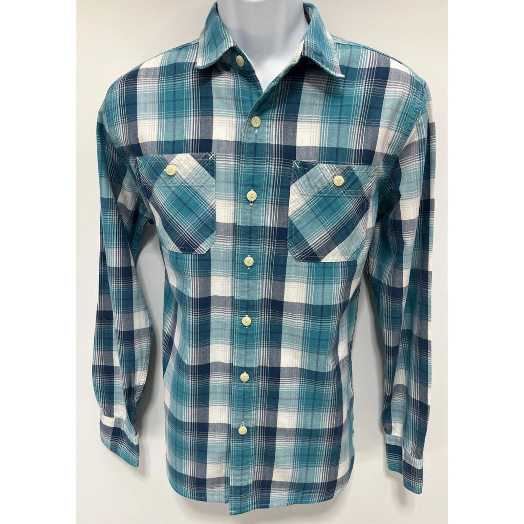 American Eagle Mens Seriously Soft Long Sleeve Casual Button Down Size Medium