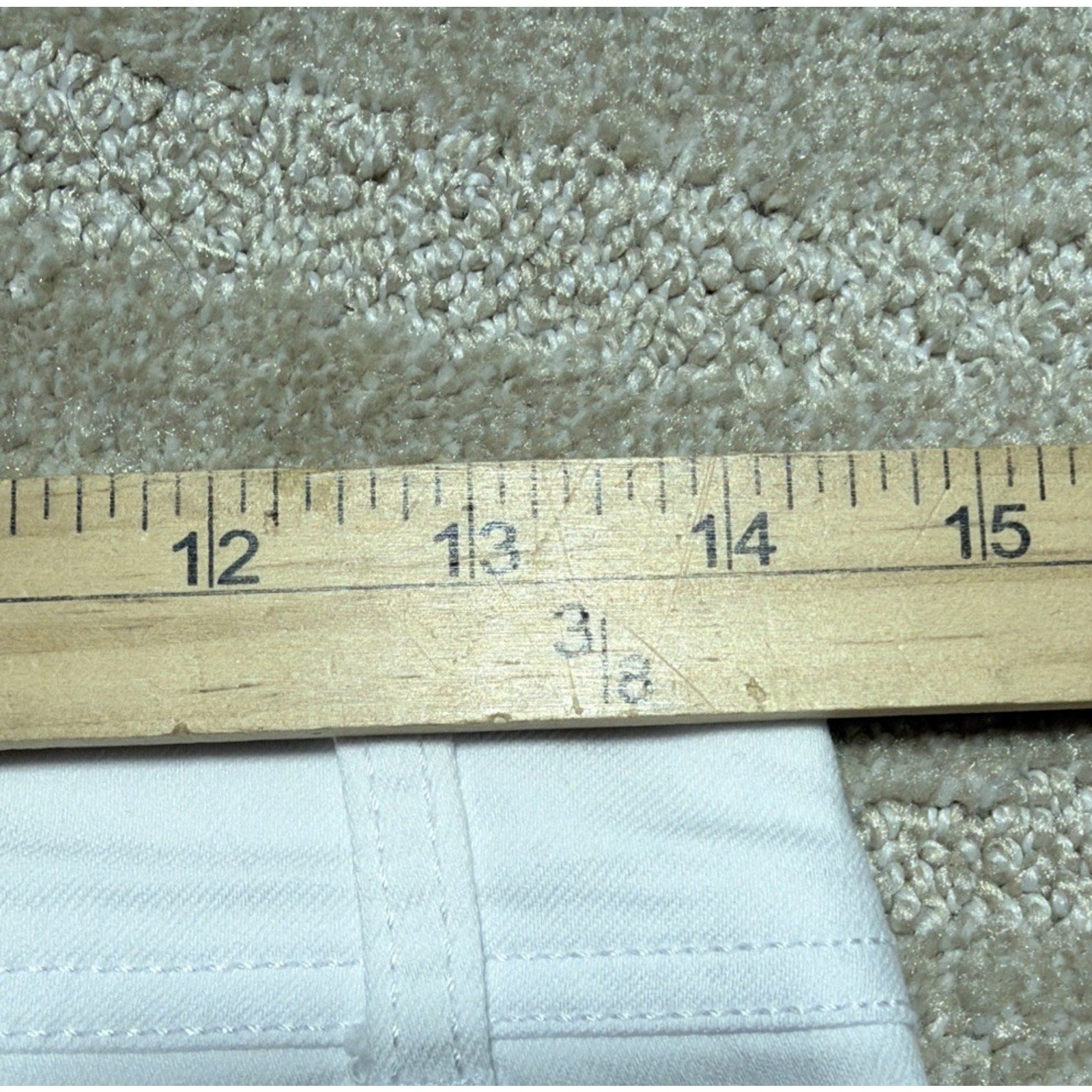 Angels Ever Flex Women’s Curvy Skinny Crop Capris Size 6/28 White