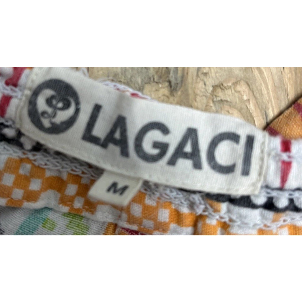 Lagaci Womens Linen Blend Shorts Size M Beach Shorts