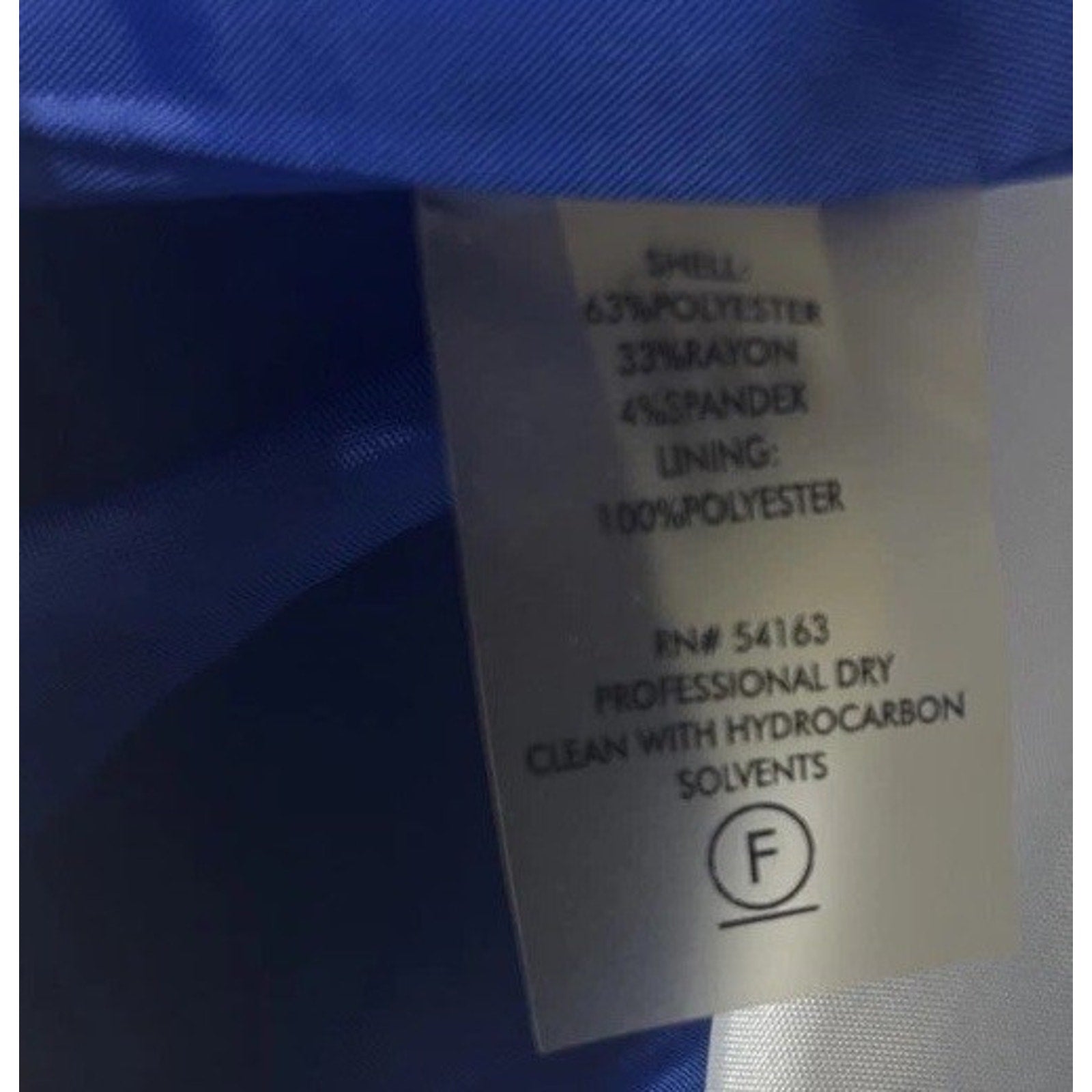 Calvin Klein Blue,White,Black Colorblock Fit & Flared Lined Dress Sz 12