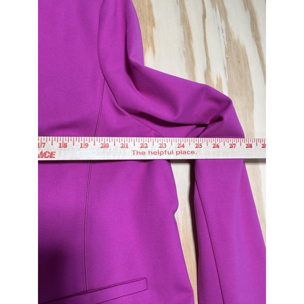 ELOQUII Womens 22 Hot Pink Blazer One Button Career Office Stretch Jacket NWT