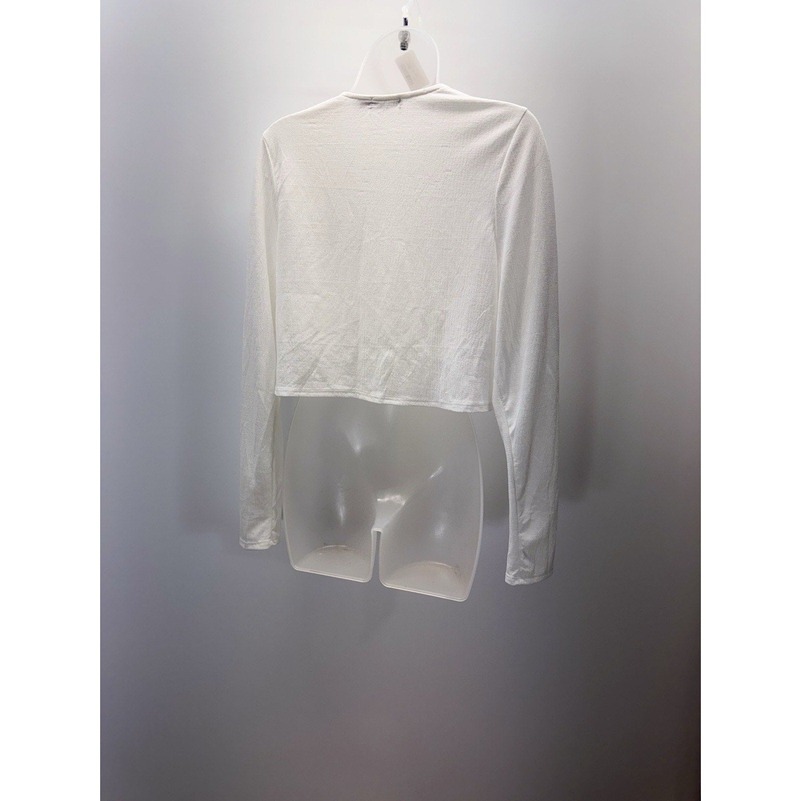 Cure Apparel Women's Cropped White Coverup Size Medium NWT
