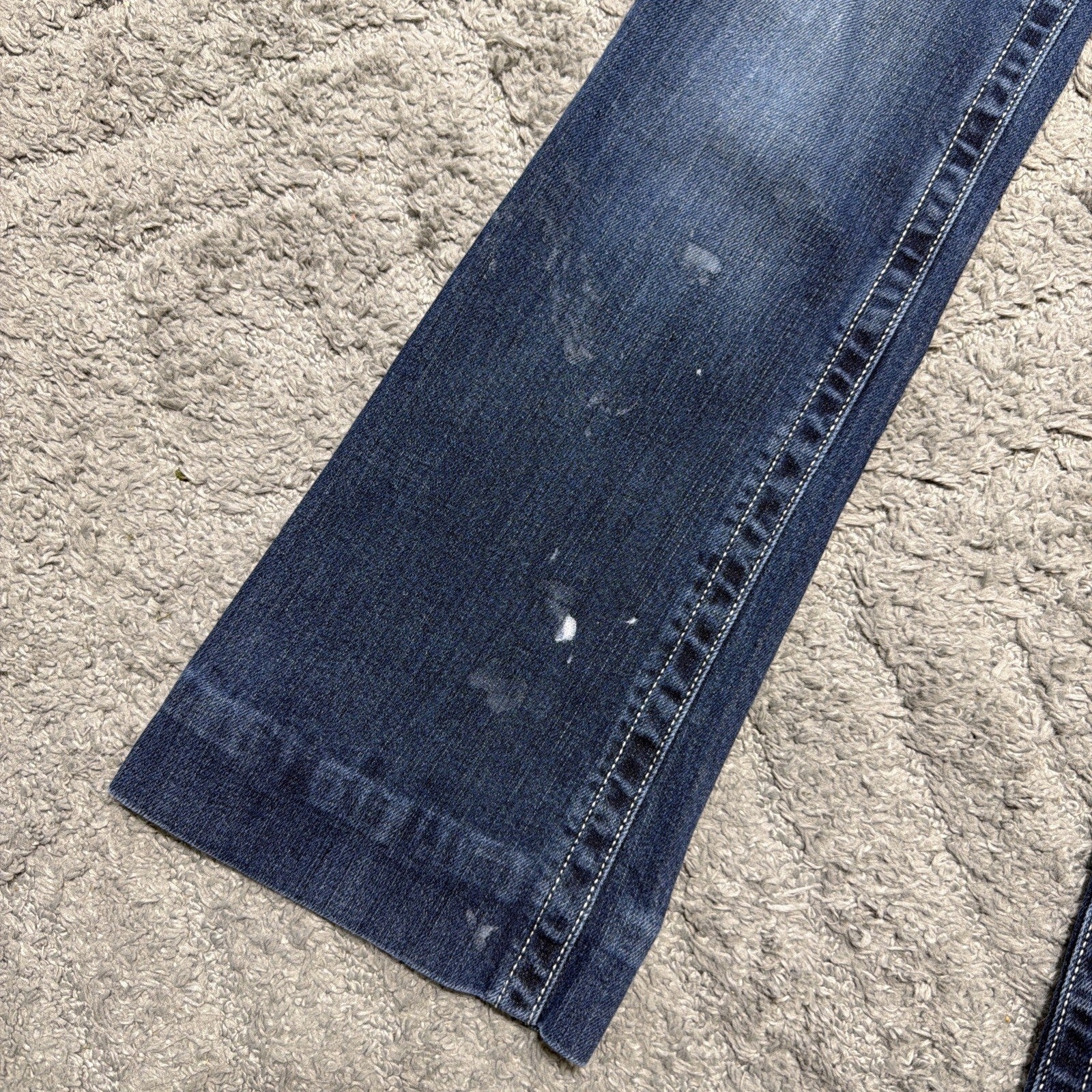 D9 District 9 Women's Blue Denim Turner Boot Cut Jeans 25x30 Western Workwear