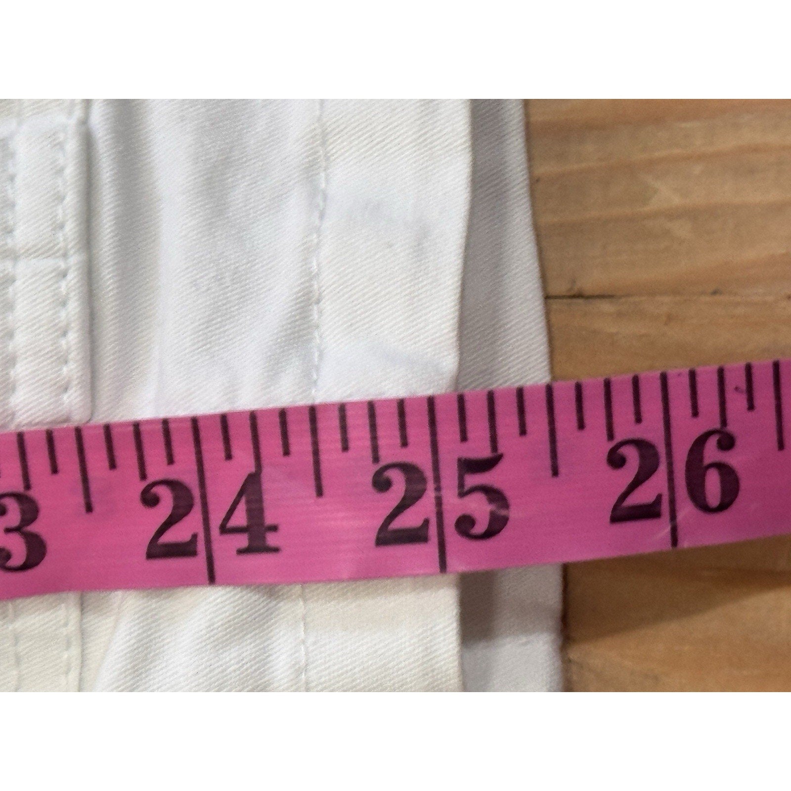 Koret Button Front Jacket Women's Size 8 Petite White With Brown Buttons