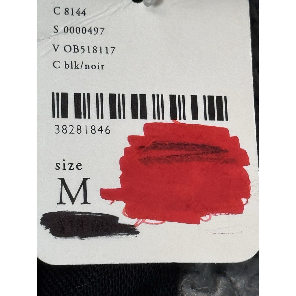 Free People Black Ruffle Mini Dress Tunic Top Blouse Raw Hem Women’s M New