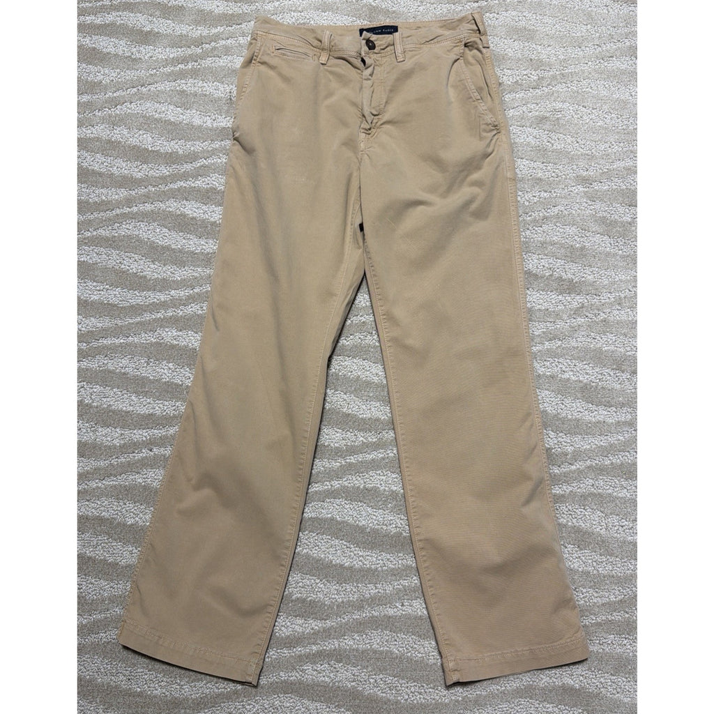 American Eagle Outfitters Next Level Stretch Relaxed Boot Mens Khaki Pants 28x30