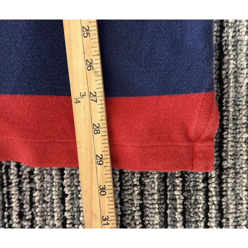 Y2K VTG Ralph Lauren American Living Rugby Polo Shirt Striped Preppy XL
