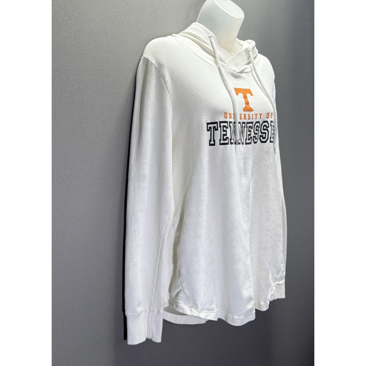 TENNESSEE VOLUNTEERS Womens XXL White Long Sleeve Hoody Shirt Top Champion. Spot