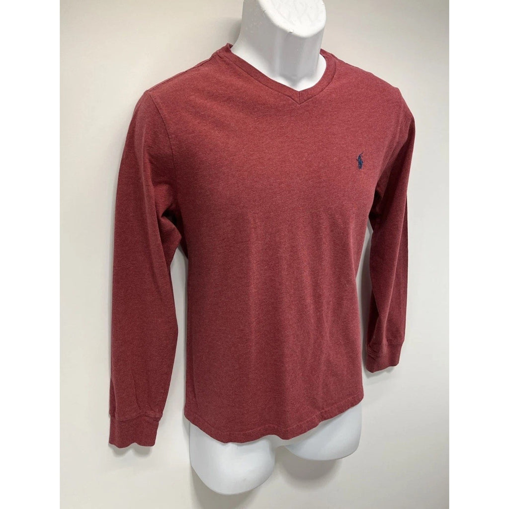 POLO RALPH LAUREN Long Sleeve V Neck BOYS SIZE. L (14/16)