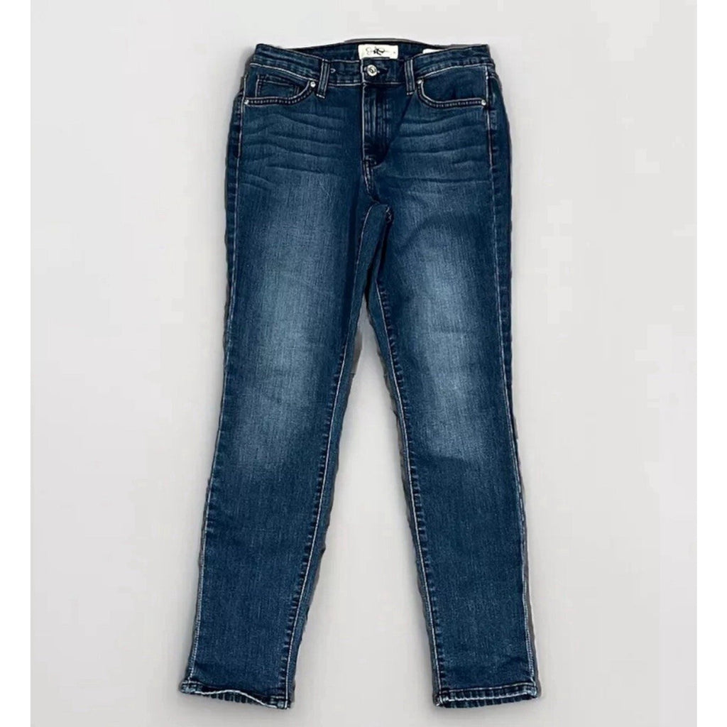 Jessica Simpson Adored High Rise Ankle Jeans- Medium Blue Color Size 27