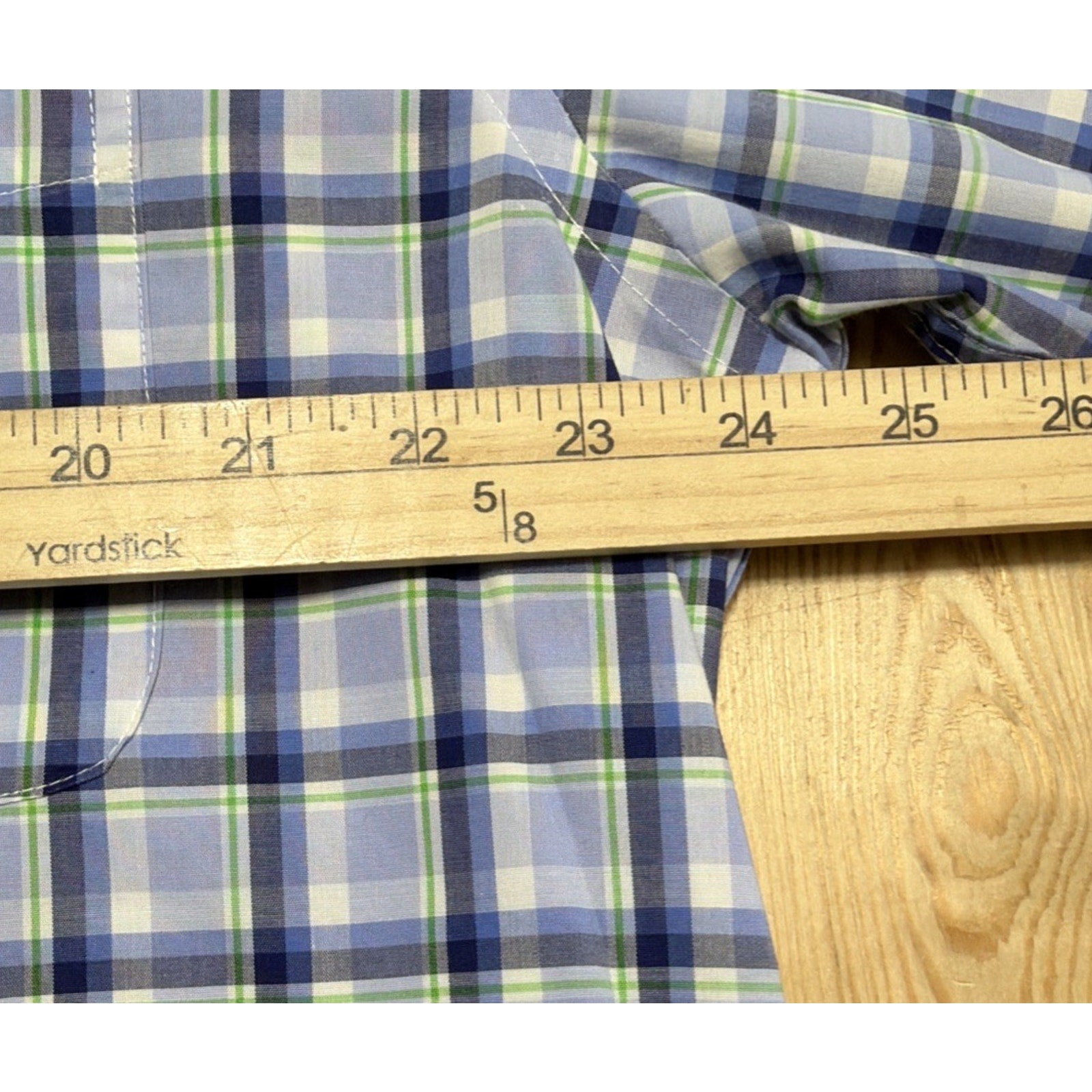 Lauren Ralph Lauren Black Label Men’s Plaid Stretch Button Up LS Shirt Size XL