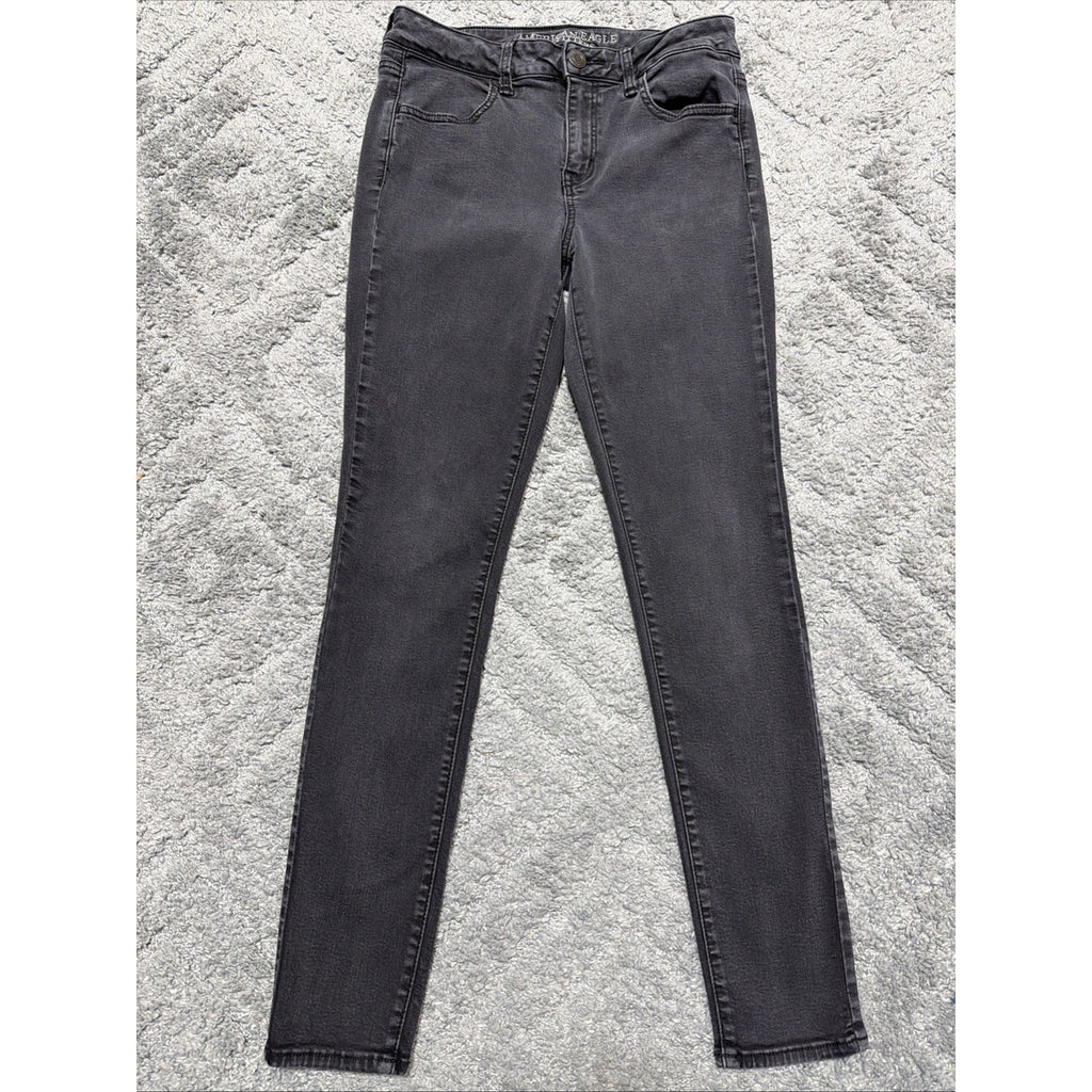 American Eagle Super Stretch High Rise Jegging Jeans Women's 10 Black 29x29