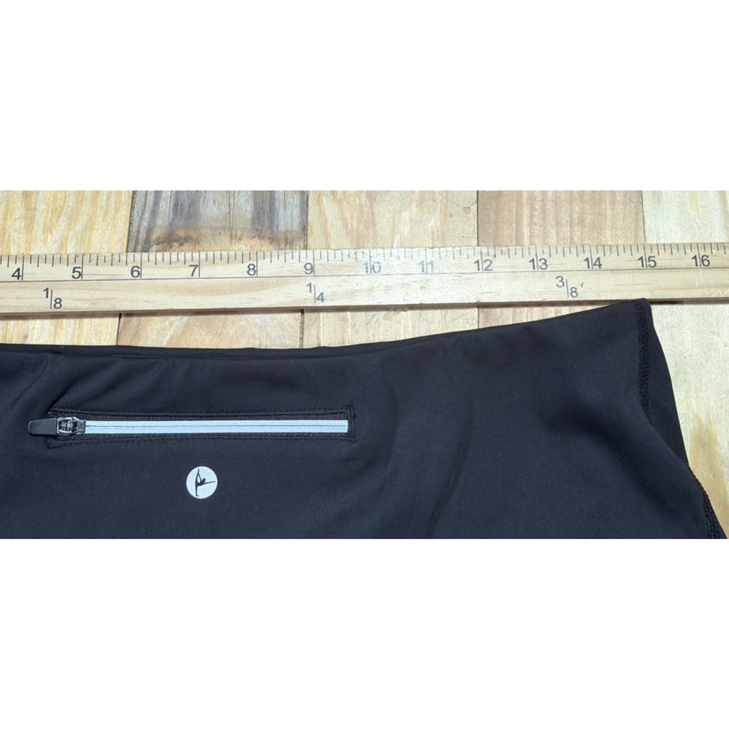 Women's 90 Degree By Reflex Black High Rise Zipper Pocket Ankle Leggings XL NWT
