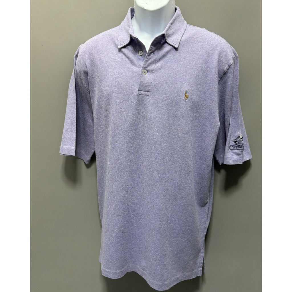Polo Golf Ralph Lauren Short Sleeve Polo Shirt Periwinkle Size L Weaver Ridge
