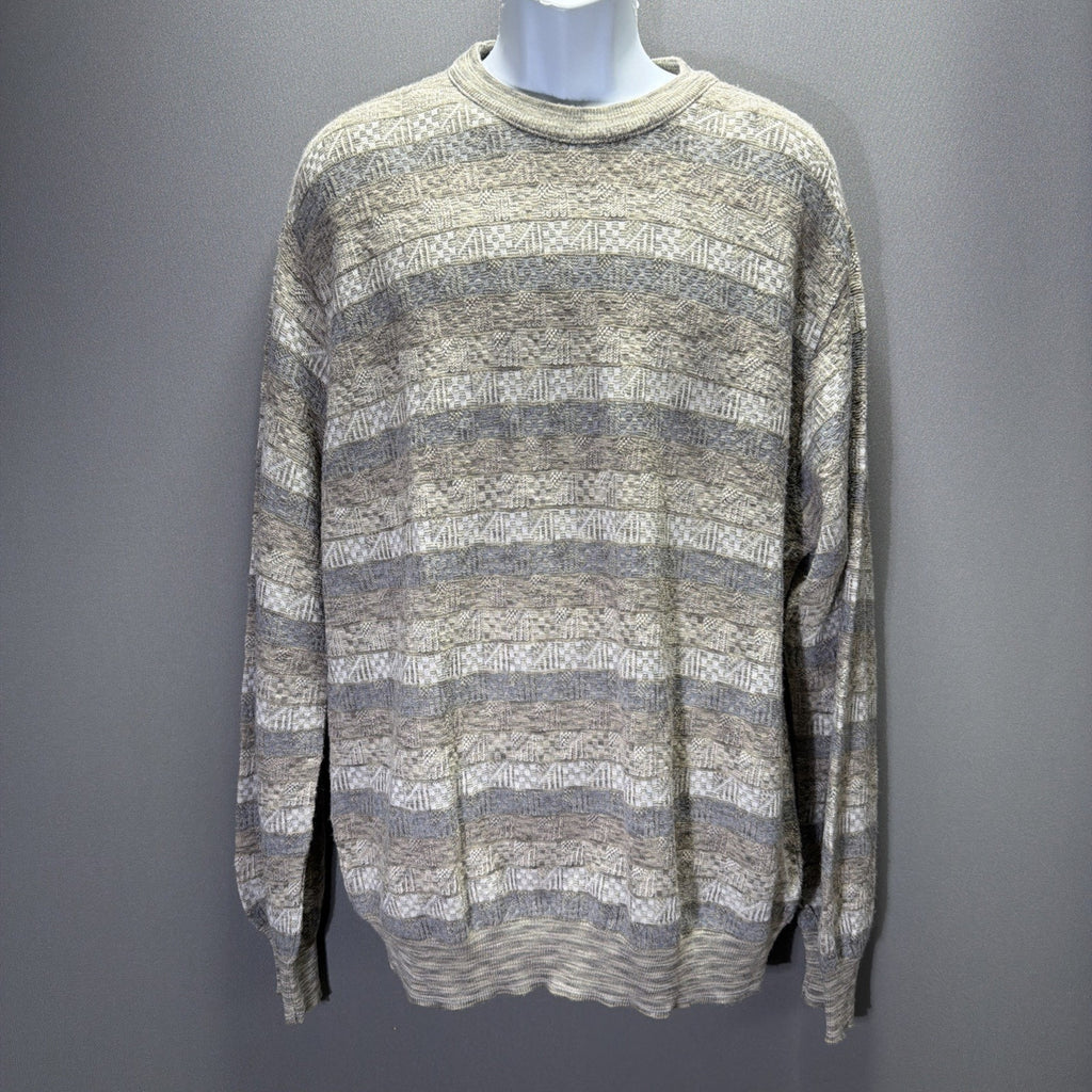 Pronto Uomo Firenze Made In Italy Men’s Long Sleeve Wool Pullover Sweater Size L
