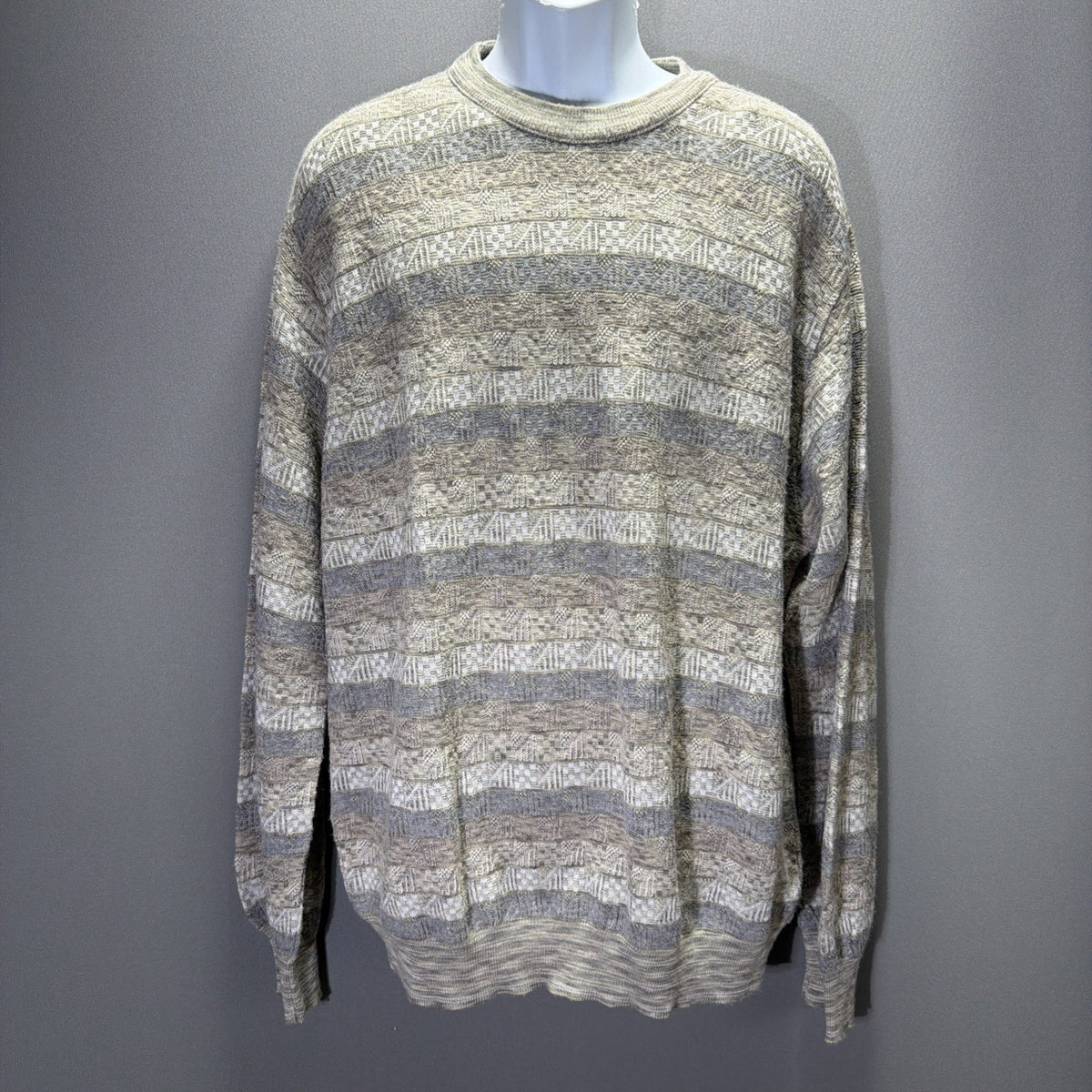 Pronto Uomo Firenze Made In Italy Men’s Long Sleeve Wool Pullover Sweater Size L