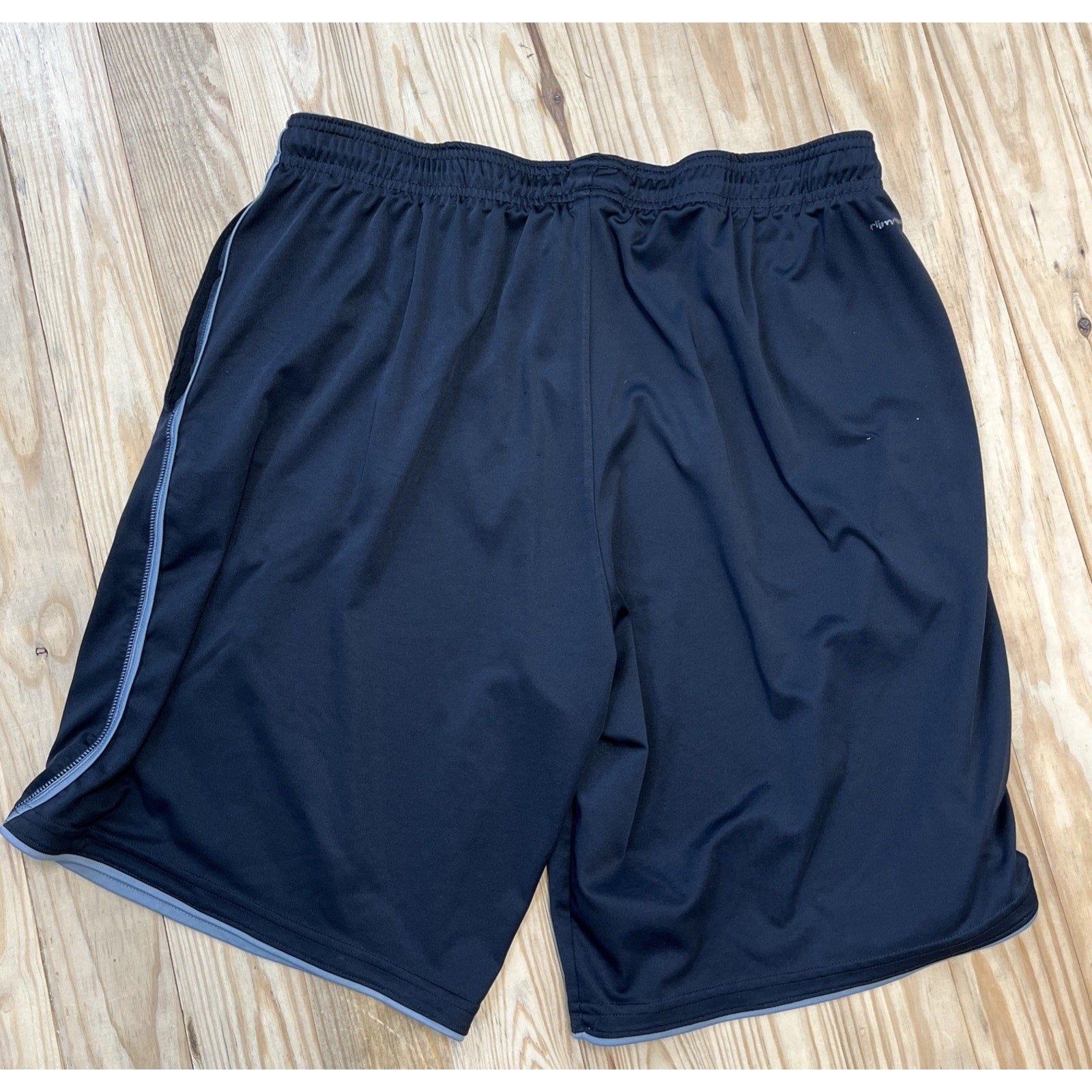 Adidas Men's Climalite Athletic Basketball Shorts - Black Gray - XL 2014