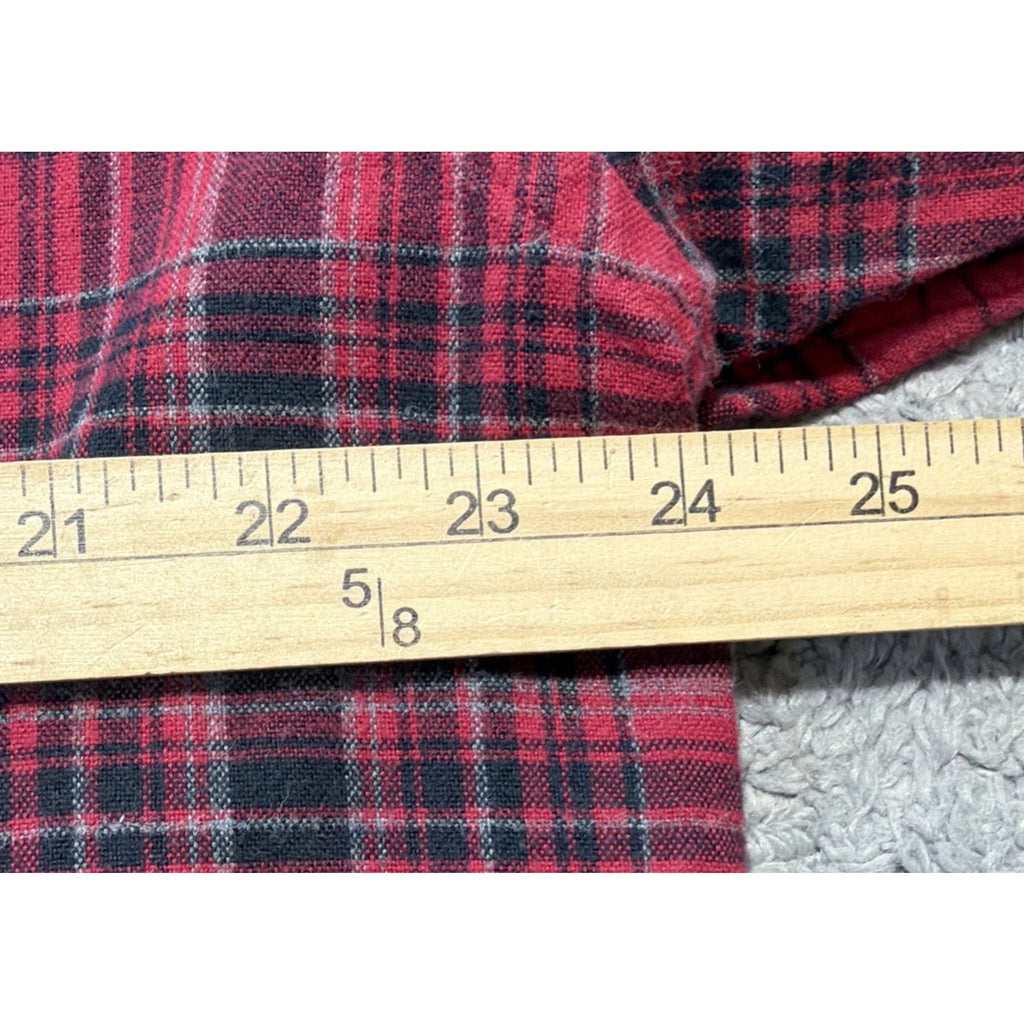 Vtg Ralph Lauren Shirt Mens Sz M Blake Plaid Long Sleeve Flannel Button Down