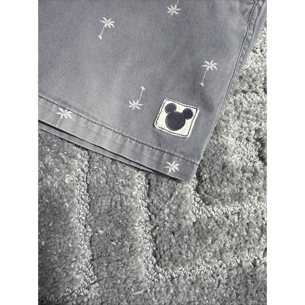 Disney Mickey Mouse x Junk Food Men's Palm Tree Gray Medium