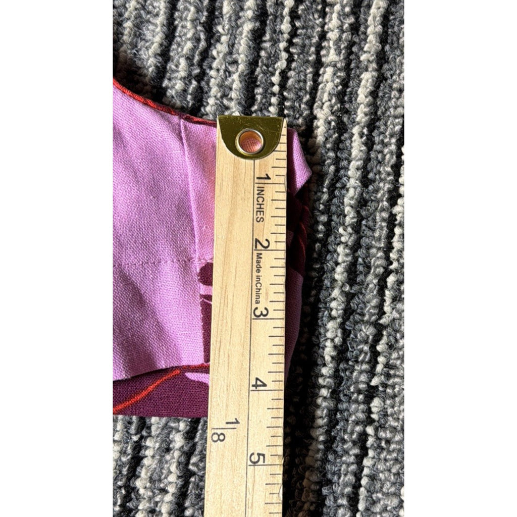 Sofia Jeans Womens L High Rise Linen Blend Paperbag Shorts Opera Mauve