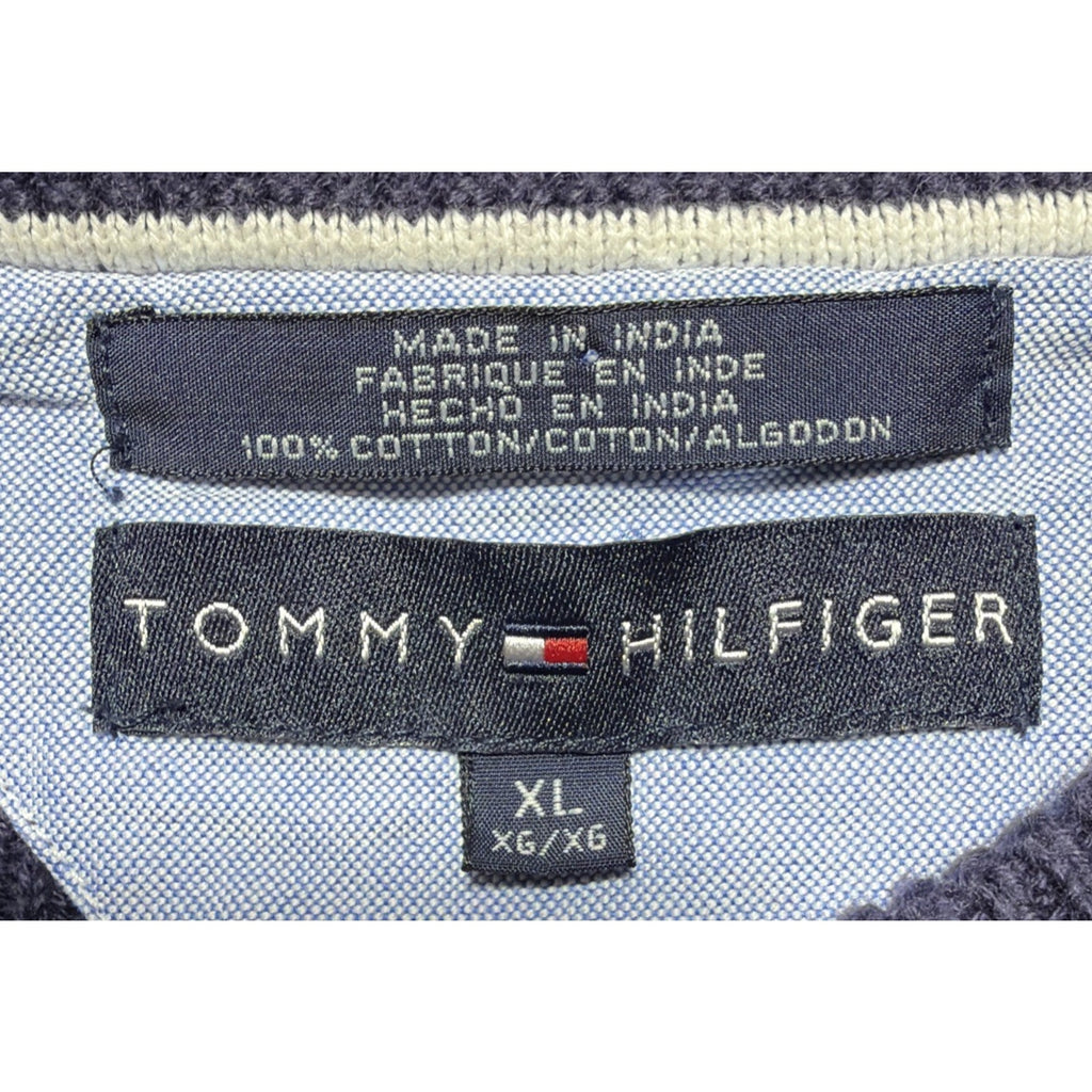 TOMMY HILFIGER Cotton Knit Sweater Men's Size XL