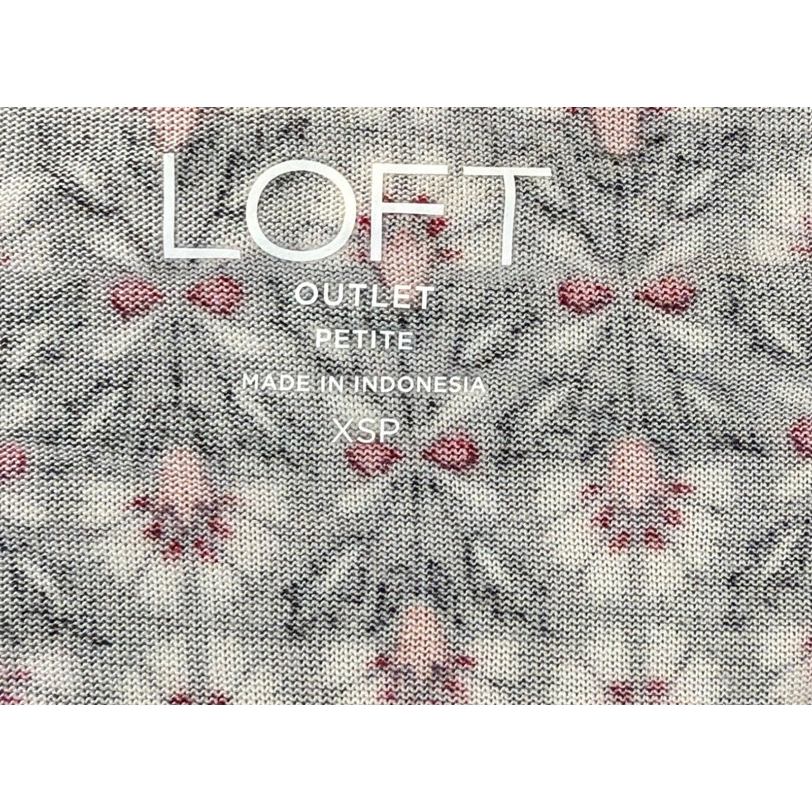Loft Long Sleeve Floral Blouse Size XS Petite NWT