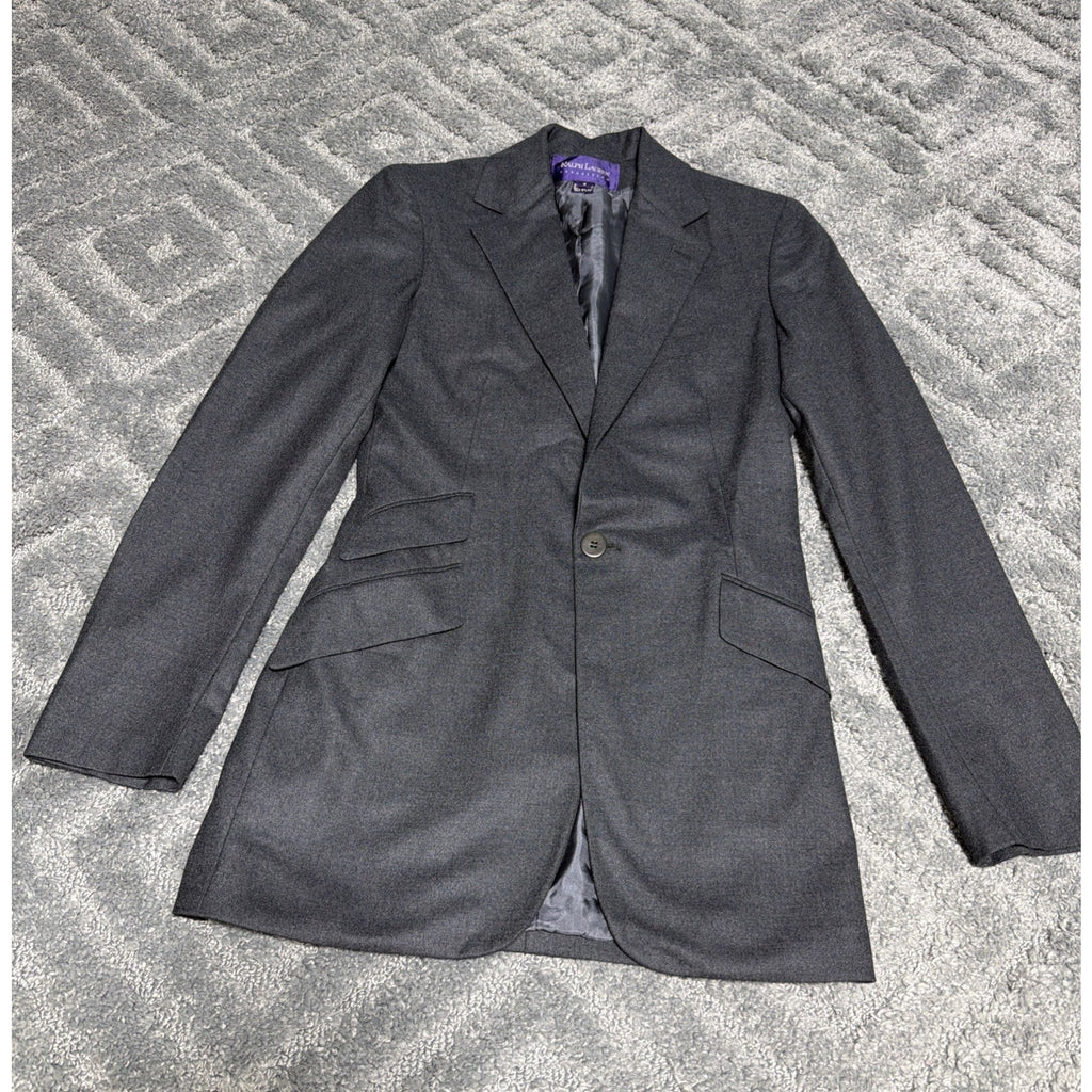 Vinatge Ralph Lauren Purple Label 100% Wool Blazer – Made in USA Sz 8 Old Money
