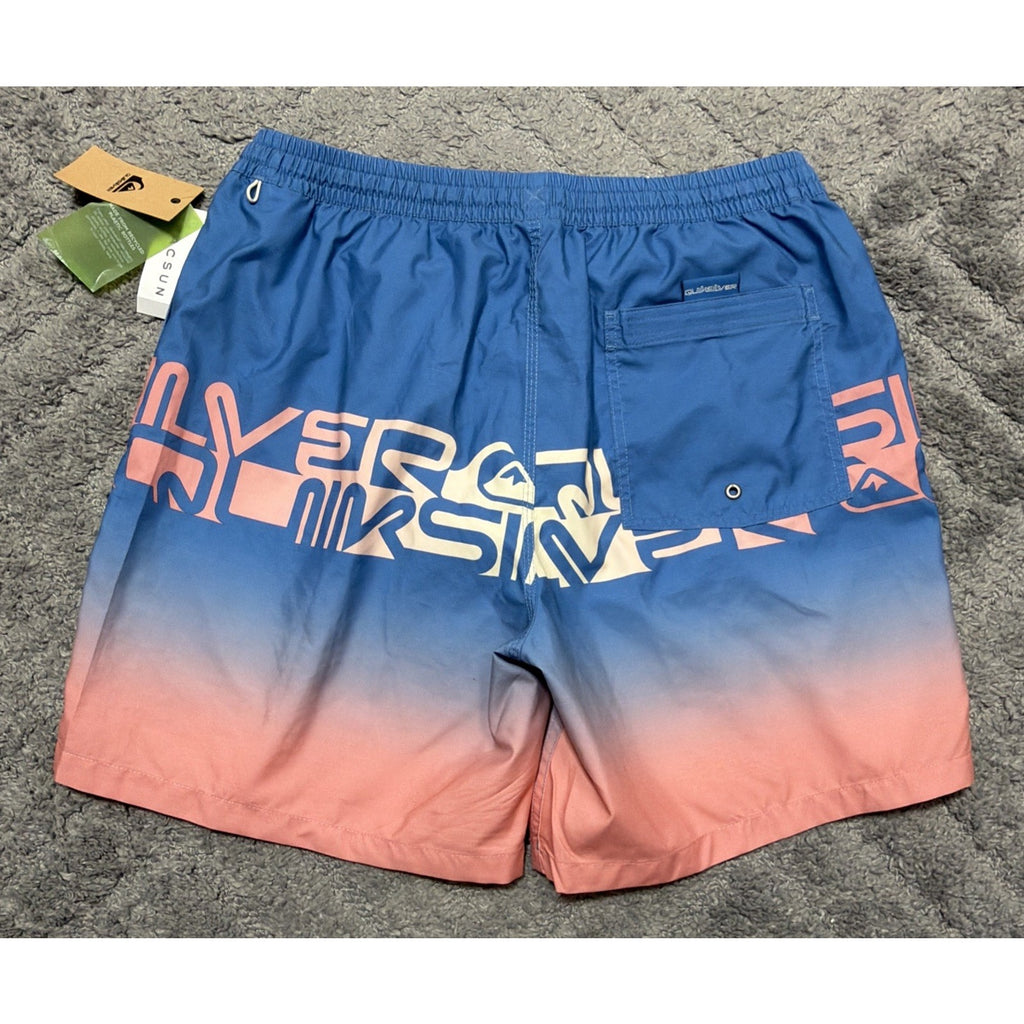 QUIKSILVER Men’s Everyday Wordblock Volleyball Swim Shorts Size XL NWT