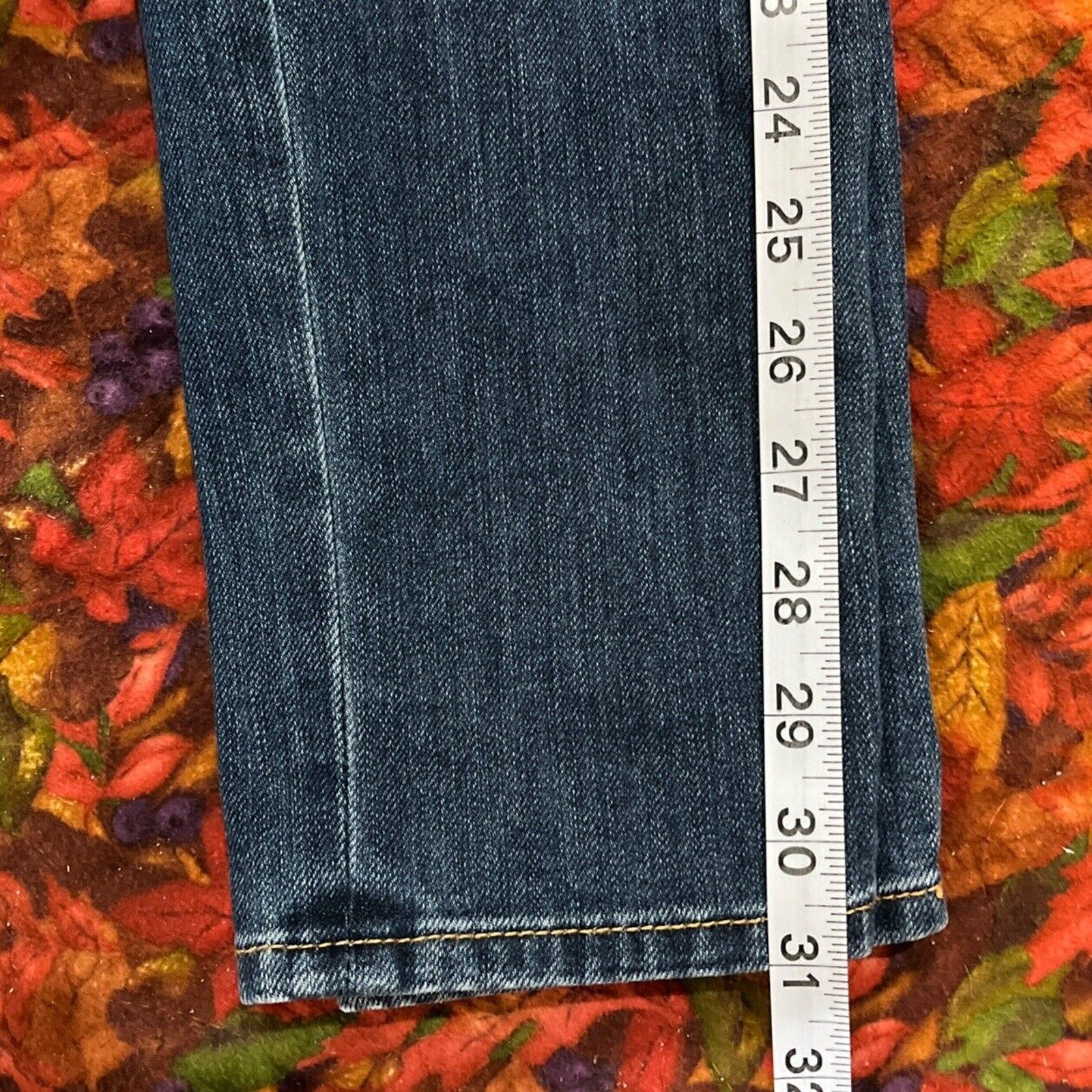 Abercrombie & Fitch Women Shine Destroyed Dark Wash Super Skinny Jeans 4 27