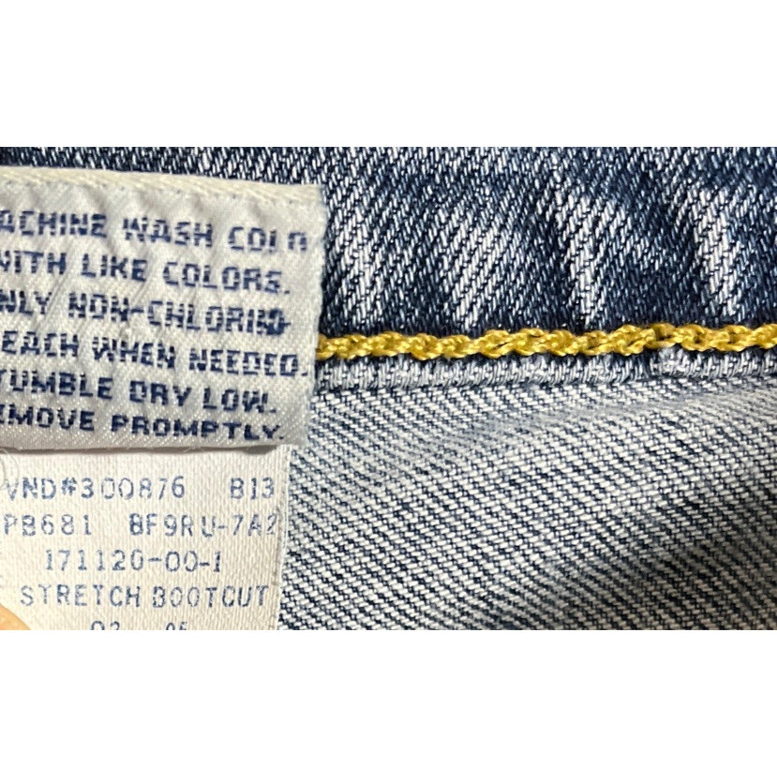 OLD NAVY Denim OND JEANS Stretch Boot Cut Stretch Just Below Waist 14 33x31