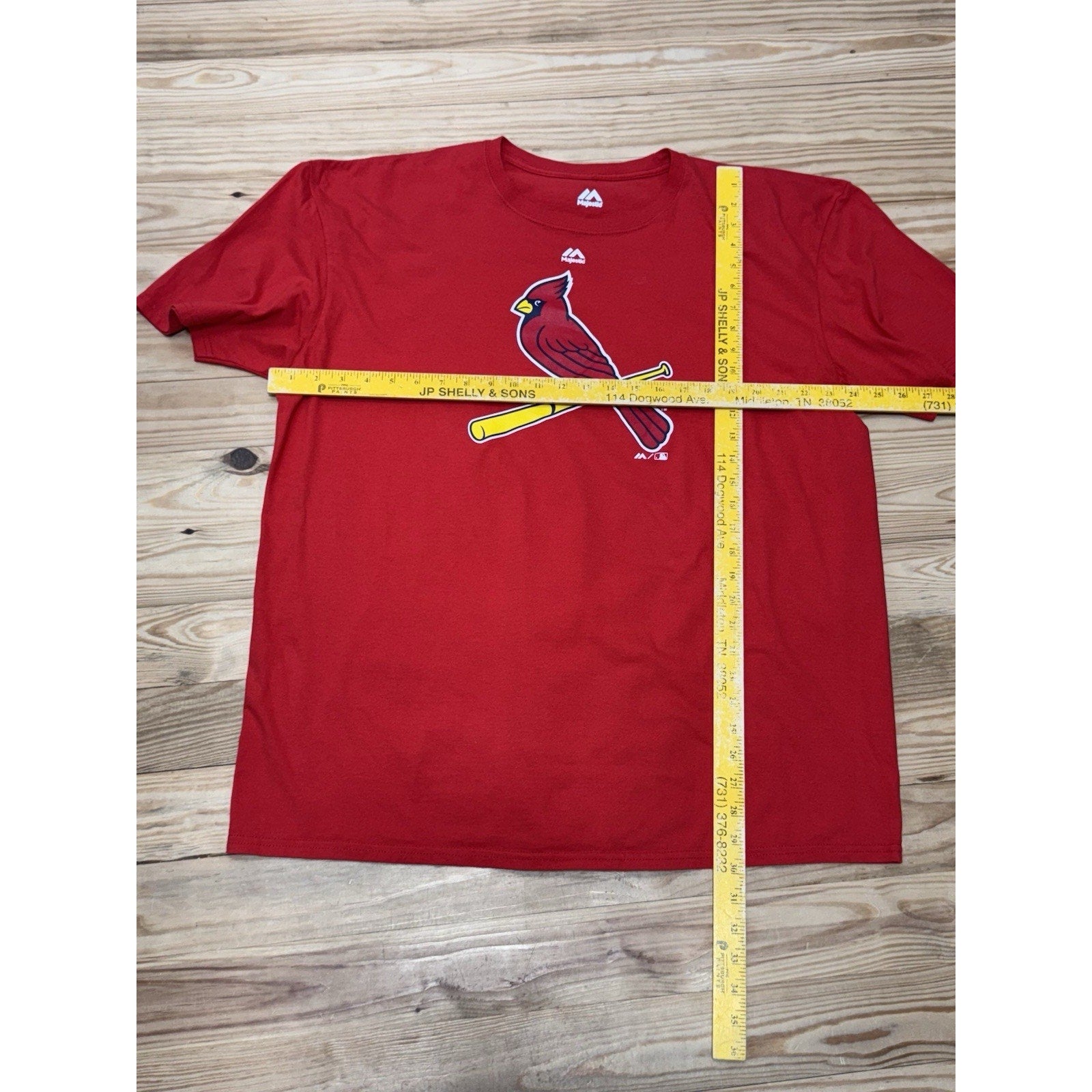 St. Louis Cardinals Major League Baseball Majestic Short Sleeve Men’s Size 2XL