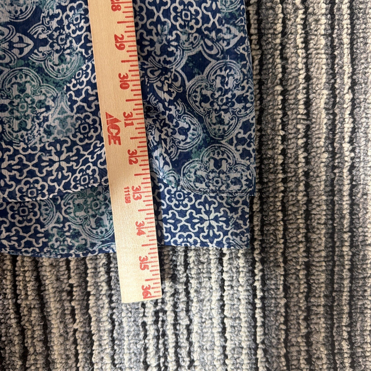 Banana Republic Petite Blue White Sleeveless Blouson Dress Neck Tie 00P