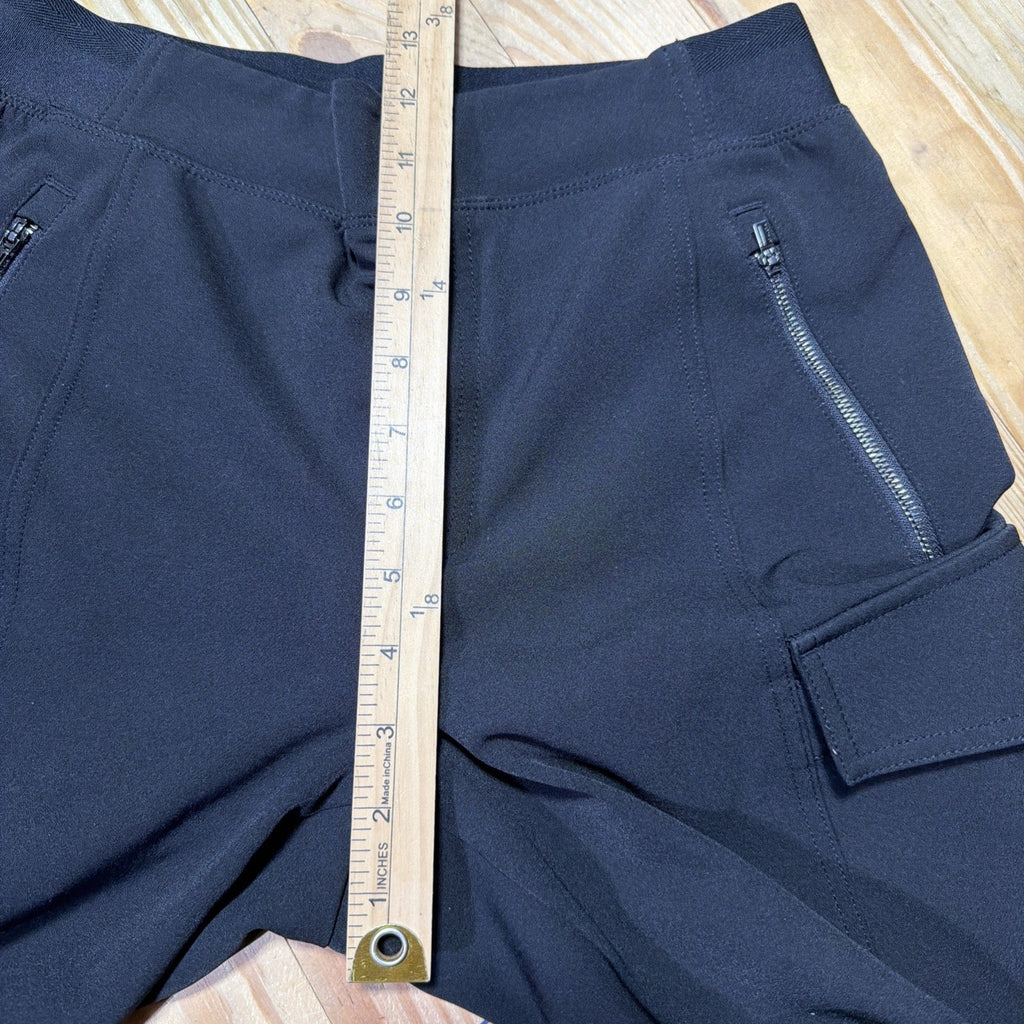 ATHLETA Endless High Rise Cargo Pant 4 Petite Black #467187