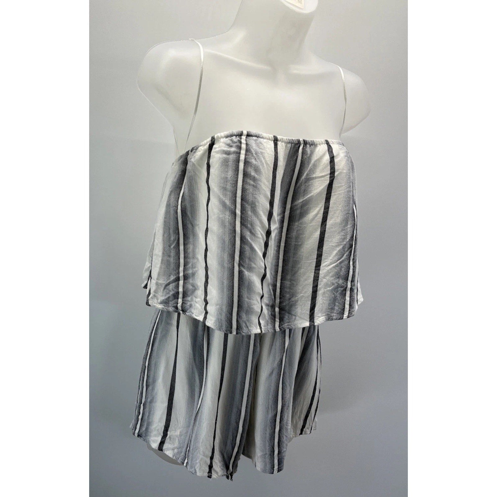 Honey Belle Size Med Wrap Romper Mini Dress Strapless